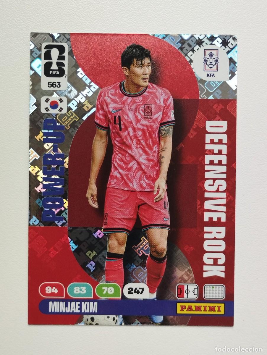 Cromos de F&uacute;tbol: CROMO CARD ADRENALYN MUNDIAL WORLD CUP 2026 DEFENSIVE ROCK MINJAE KIM 563 COREA DEL SUR
