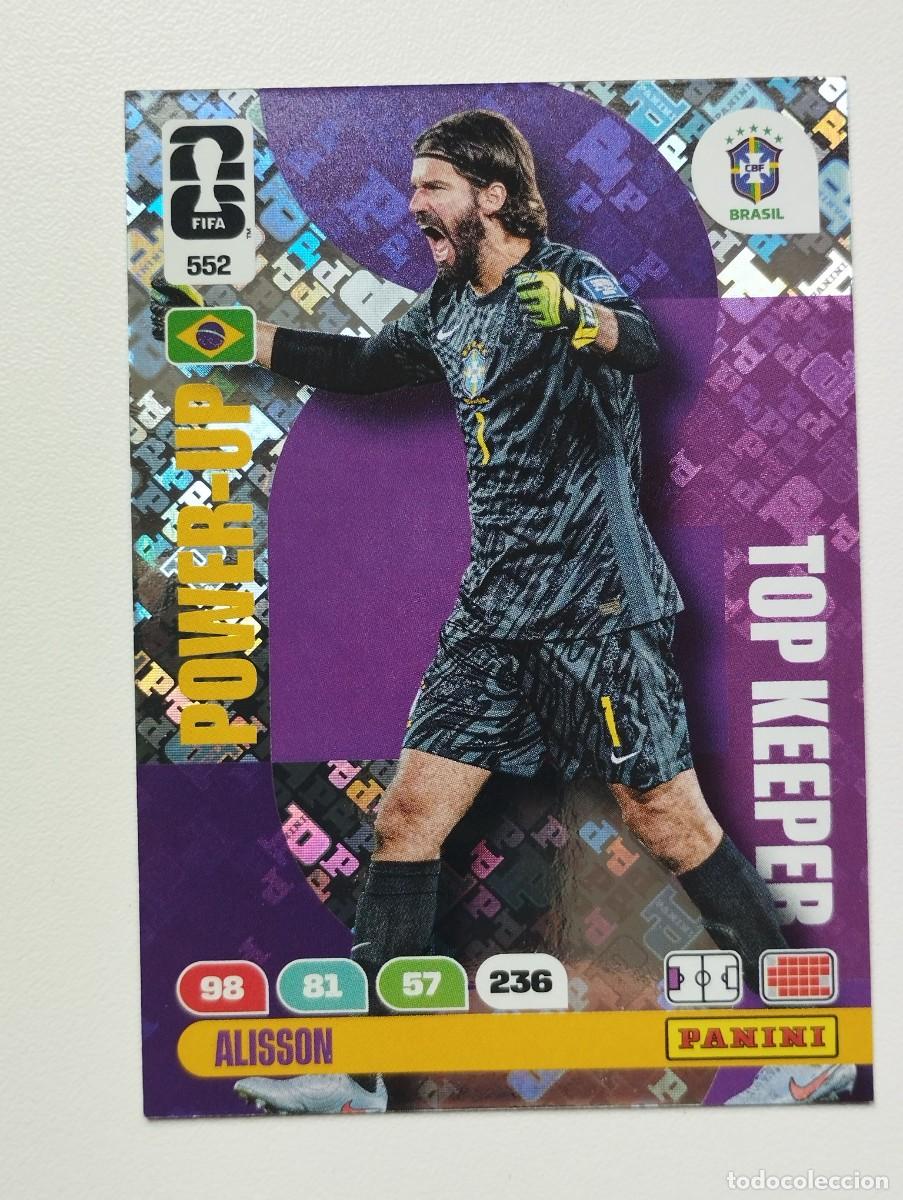 Cromos de F&uacute;tbol: CROMO CARD ADRENALYN MUNDIAL WORLD CUP 2026 TOP KEEPER ALISSON 552 BRASIL