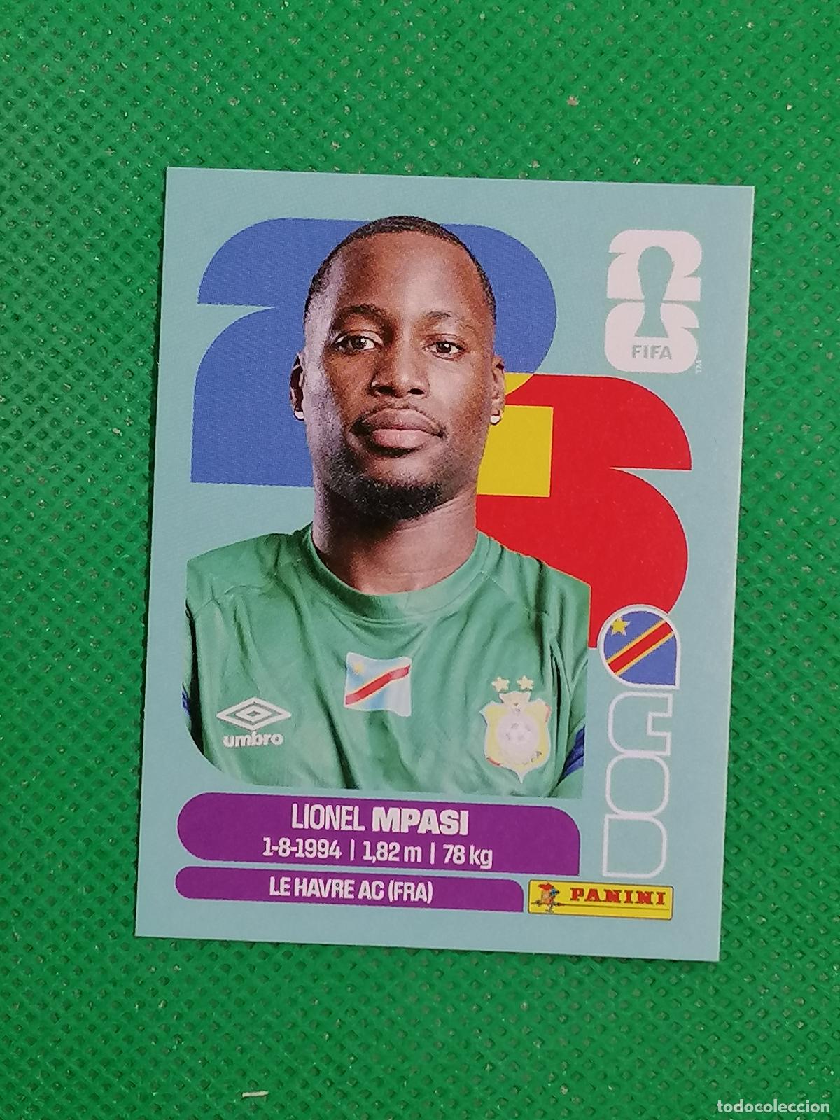 Cromos de F&uacute;tbol: COD 2 COD2 LIONEL MPASI REPUBLICA CONGO ⚽ PANINI FIFA MUNDIAL WORLD CUP 26 2026 STICKER ⚽