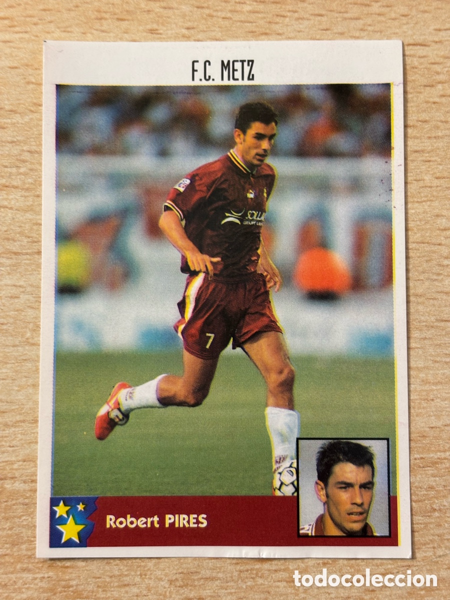 Cromos de F&uacute;tbol: # 277 Pires FC Metz Mejores Equipos de Europa 97-98 Panini Francia