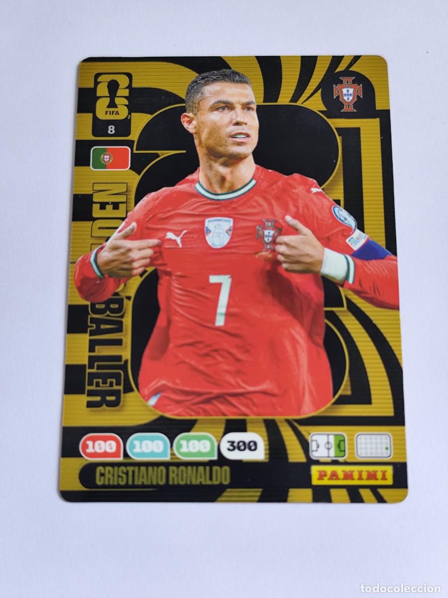 Cromos de F&uacute;tbol: FIFA WORLD CUP 2026 PANINI ADRENALYN XL 8 CRISTIANO RONALDO - GOLDEN BALLER