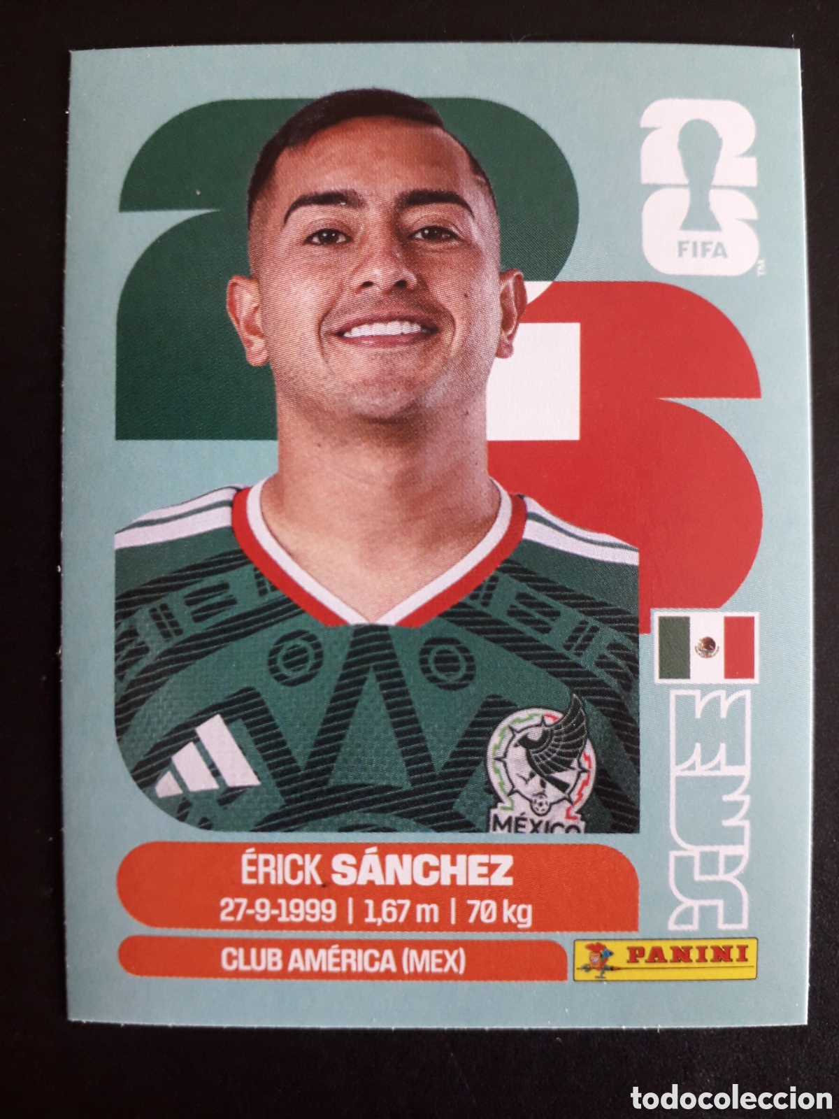 Cartes &agrave; collectionner de Football: S&Aacute;NCHEZ M&Eacute;XICO MEX 14 MUNDIAL F&Uacute;TBOL 2026 FIFA WORLD CUP PANINI SIN PEGAR PEDIDO M&Iacute;NIMO 3&euro;.
