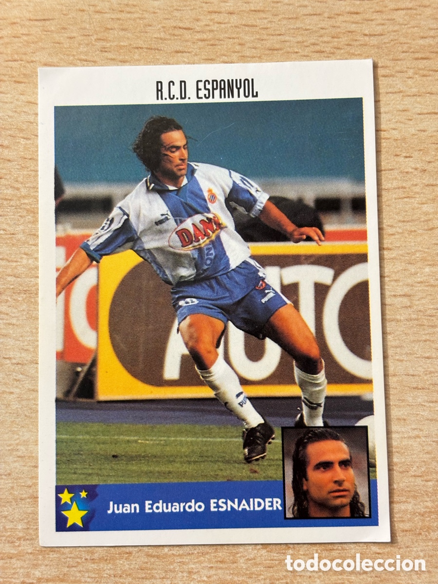 Cartes &agrave; collectionner de Football: # 270 Esnaider RCD Espa&ntilde;ol Mejores Equipos de Europa 97-98 Panini Argentina