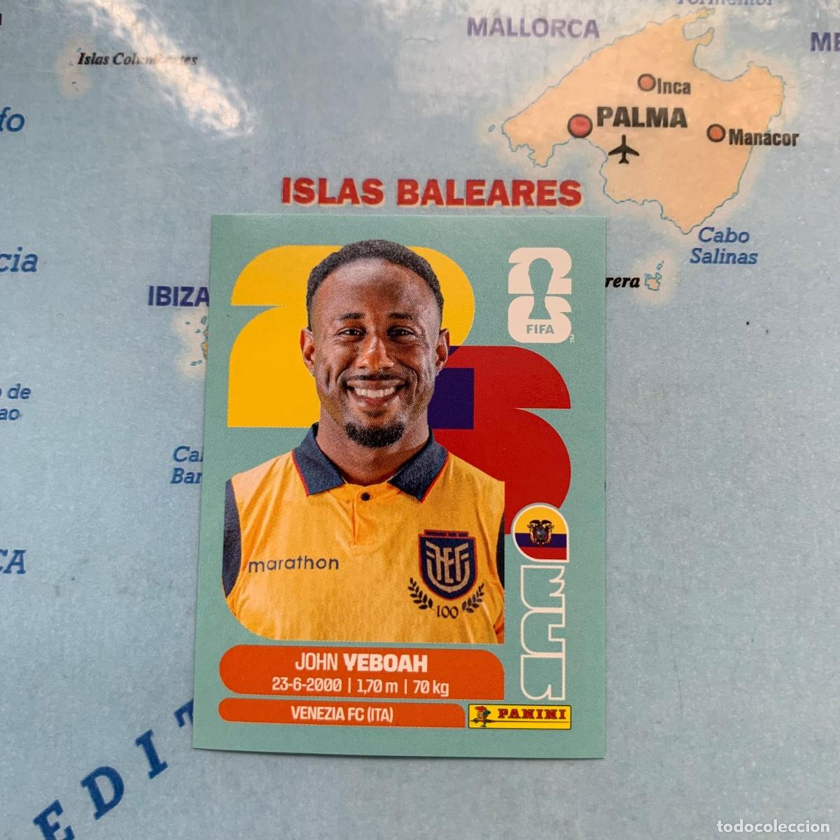 Cromos de F&uacute;tbol: Ecuador n&uacute;mero 14 cromo panini Mundial Fifa World Cup 2026