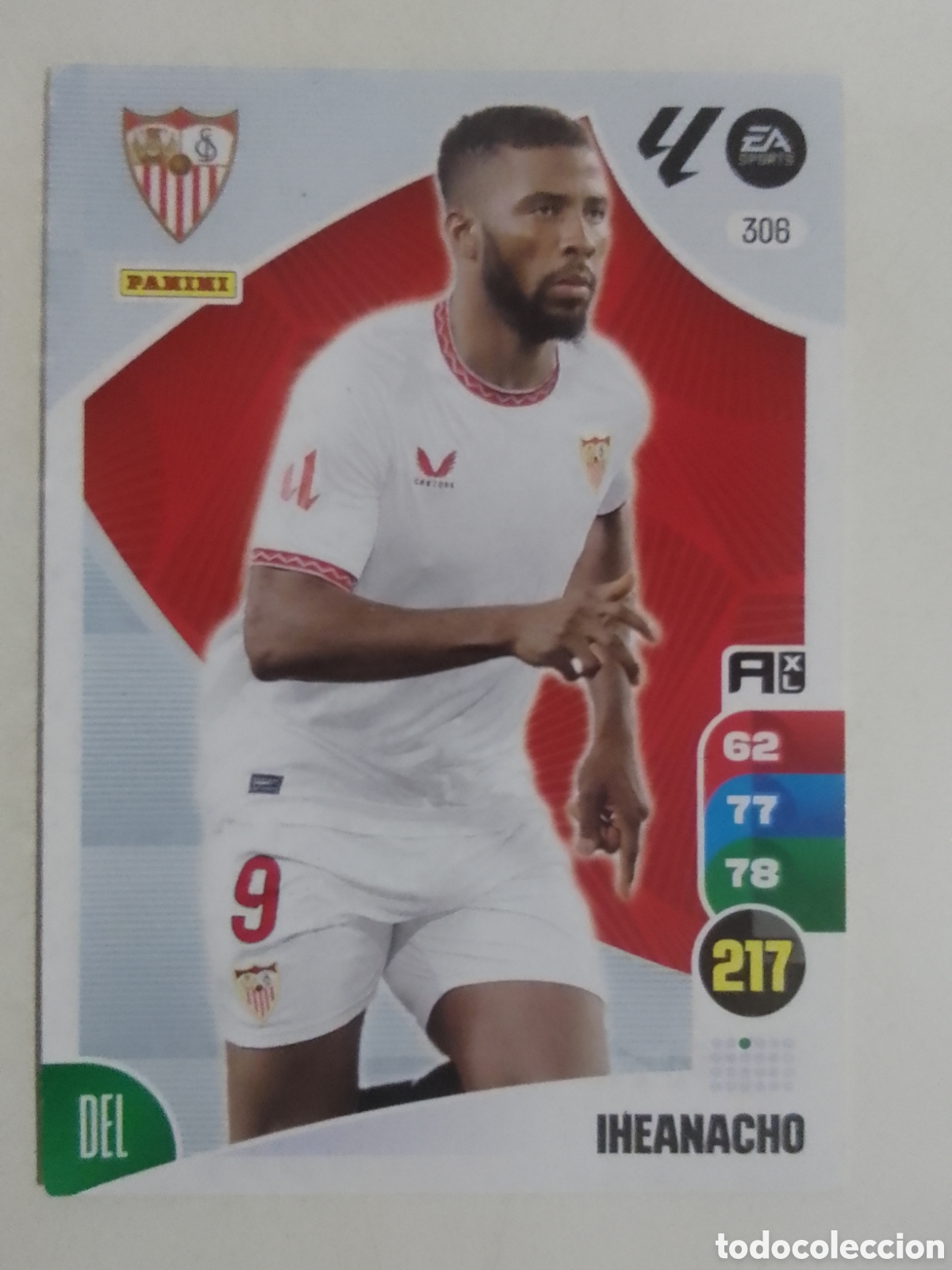 Figurine di Calcio: Adrenalyn XL 2024-25 n&deg; 306 Iheanacho &bull; Sevilla.