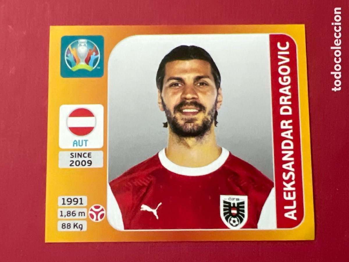 Figurine di Calcio: E1440. EURO 2020 EUROCOPA 20 - PANINI - ALEKSANDAR DRAGOVIC N&ordm; 239 AUSTRIA UEFA