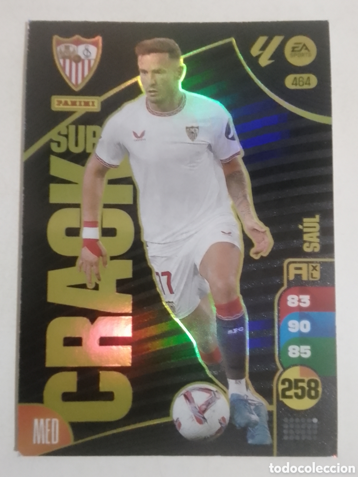 Football Stickers: Adrenalyn XL 2024-25 n&deg; 464 Sa&uacute;l &bull; Se illa. SUPER CRACK.