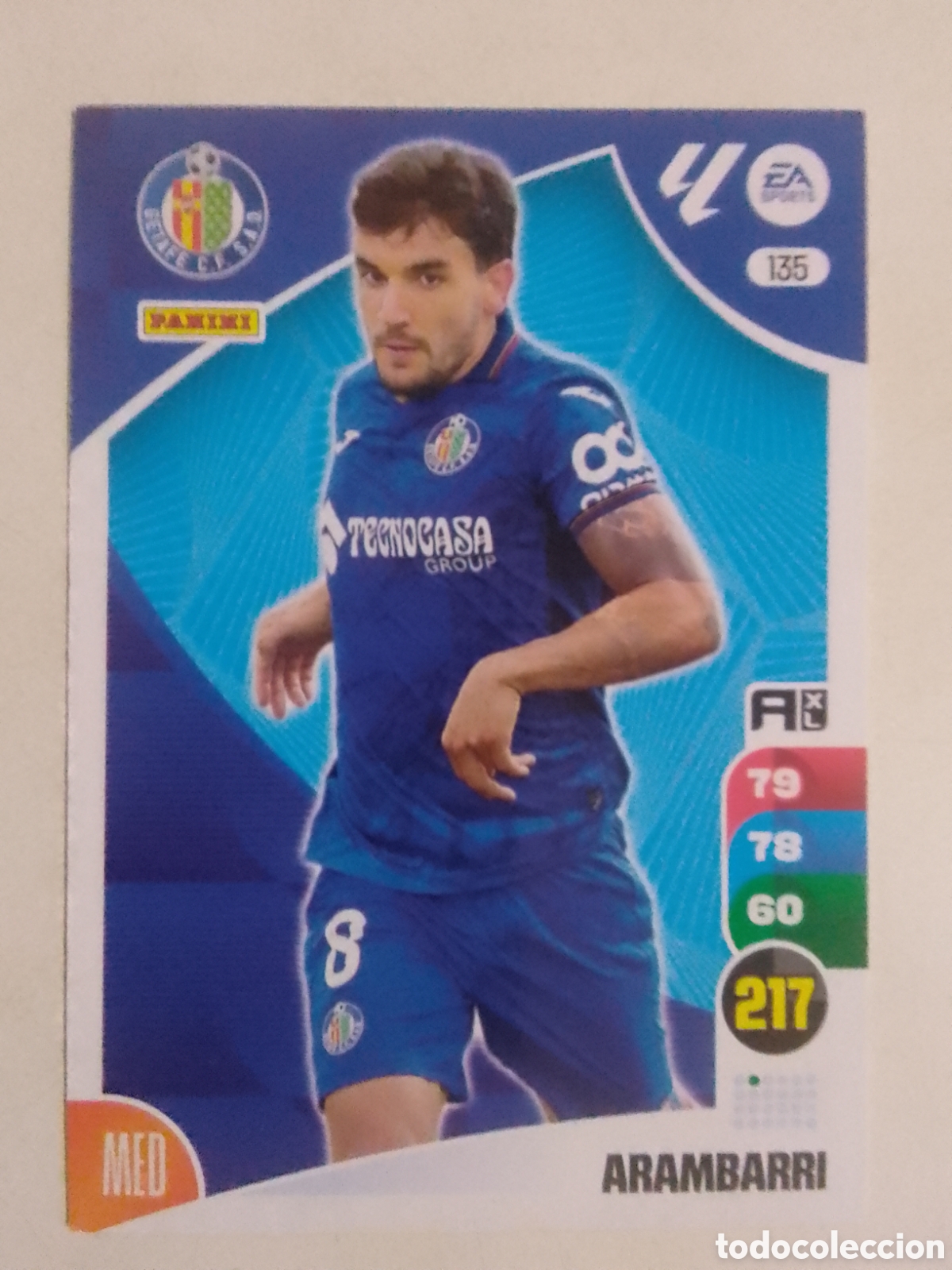 Cromos de F&uacute;tbol: Adrenalyn XL 2024-25 n&deg; 135 Arambarri &bull; Getafe.