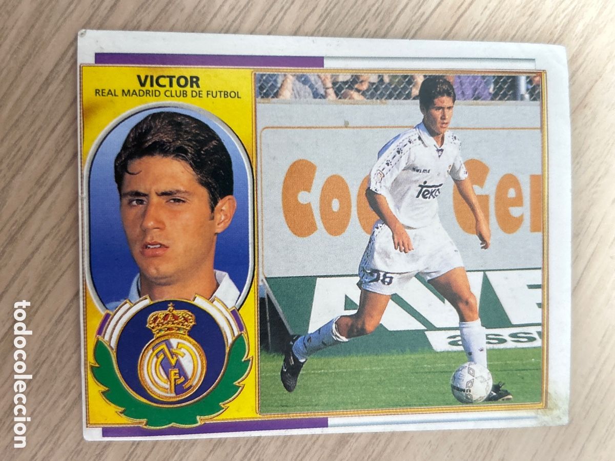 Cromos de F&uacute;tbol: VICTOR COLOCA REAL MADRID LIGA ESTE 1996 1997 96 97 NUNCA PEGADO SIN PEGAR