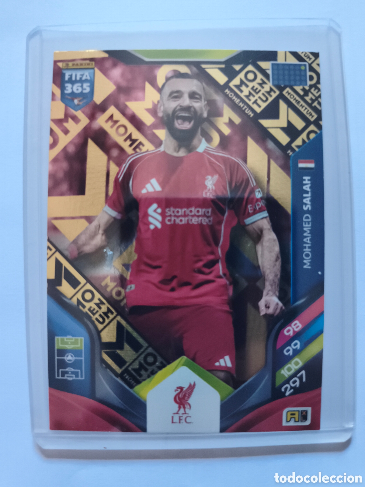 Cromos de F&uacute;tbol: FIFA365 2026. MOMEMTUM MOHAMED SALAH