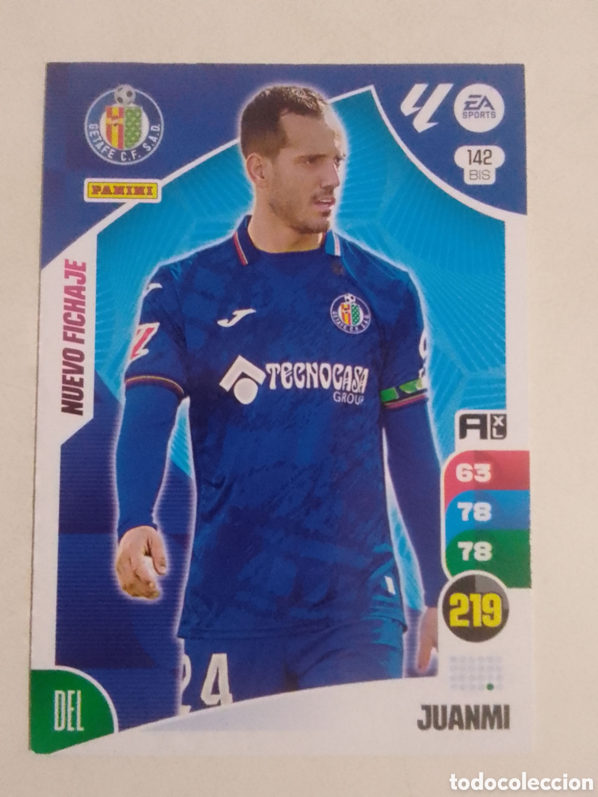 Cromos de F&uacute;tbol: Adrenalyn XL 2024-25 n&deg; 142 BIS Juanmi &bull; Getafe. NUEVO FICHAJE.