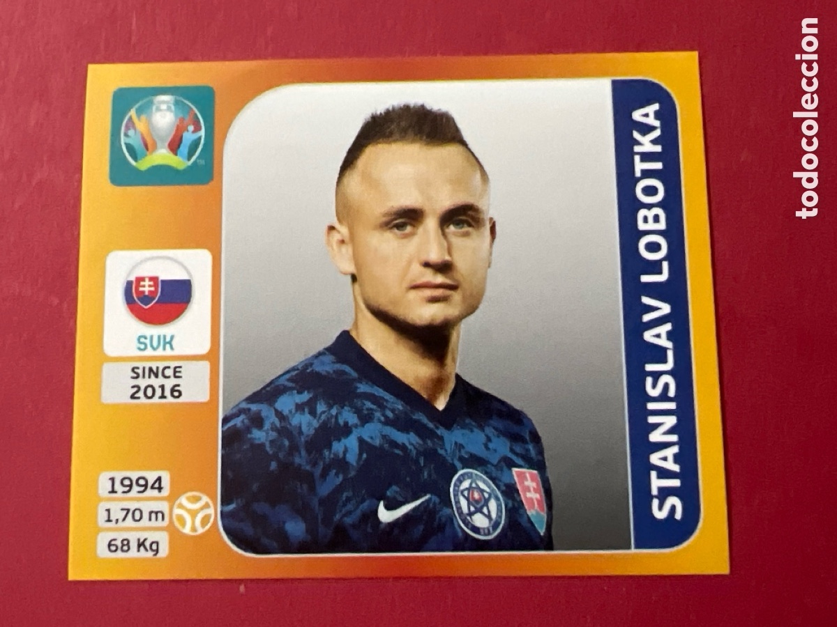 Cromos de F&uacute;tbol: E1523. Cromo N&ordm; 508 STANISLAV LOBOTKA ESLOVAQUIA Euro Tournament 2020