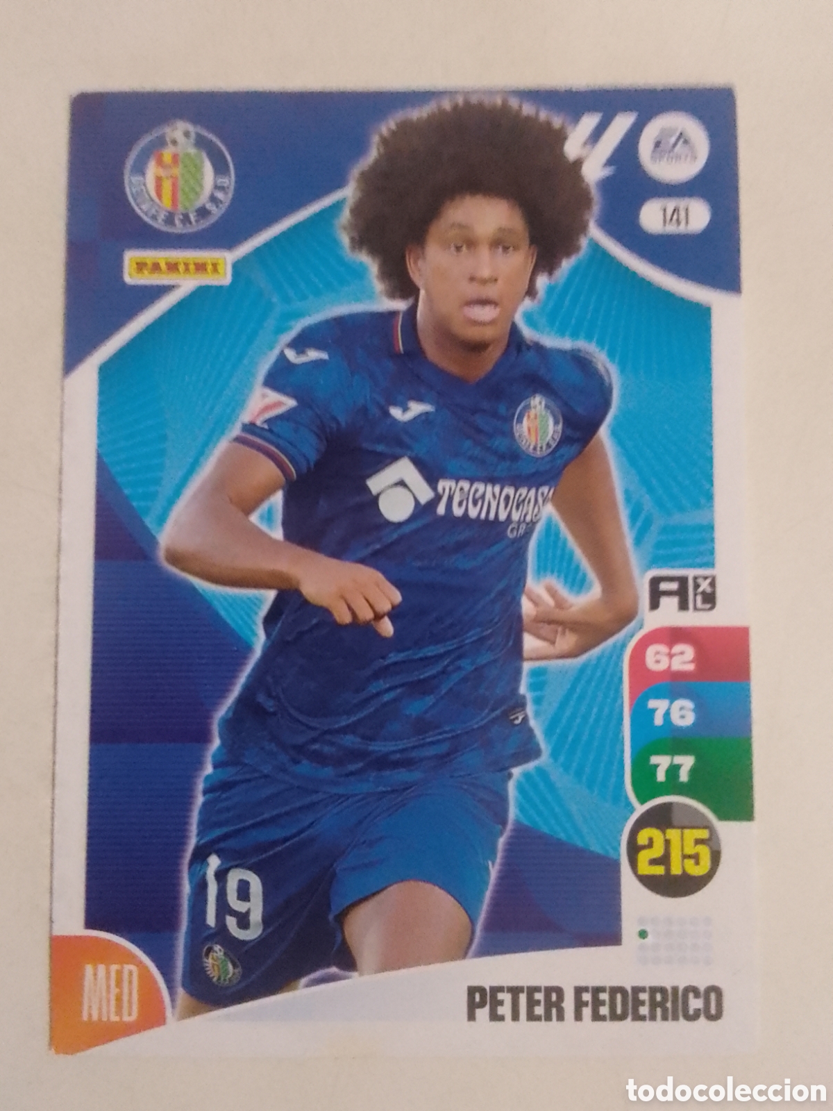 Cromos de F&uacute;tbol: Adrenalyn XL 2024-25 n&deg; 141 Peter Federico &bull; Getafe.