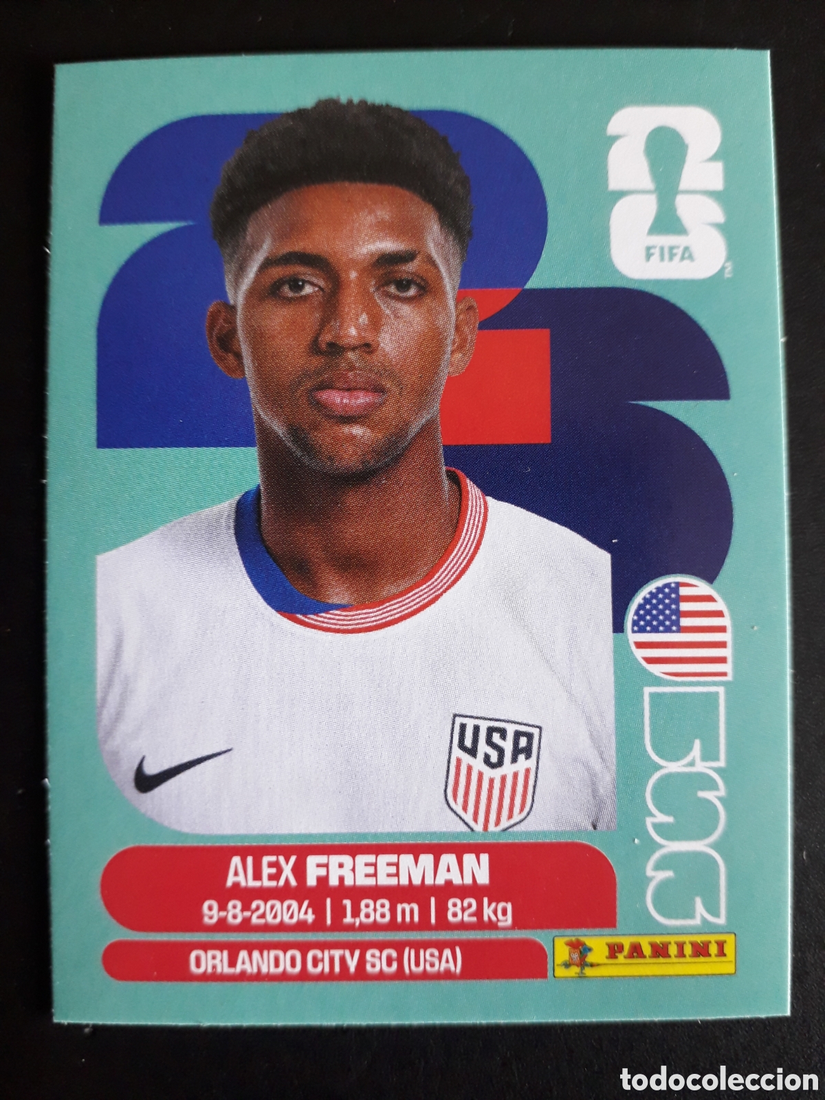 Cromos de F&uacute;tbol: FREEMAN ESTADOS UNIDOS USA 6 MUNDIAL F&Uacute;TBOL 2026 FIFA WORLD CUP PANINI SIN PEGAR PEDIDO M&Iacute;NIMO 3&euro;