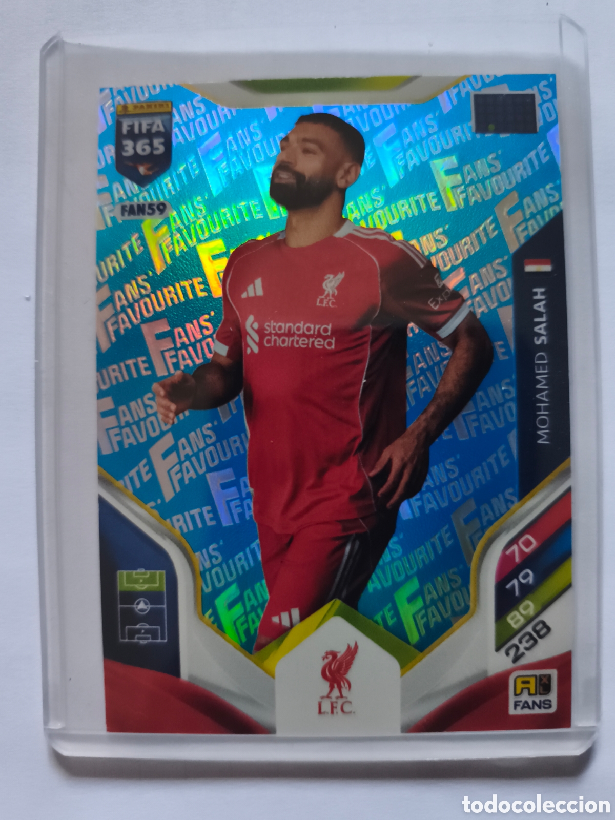 Cromos de F&uacute;tbol: FIFA365 2026 FAN59. MOHAMED SALAH