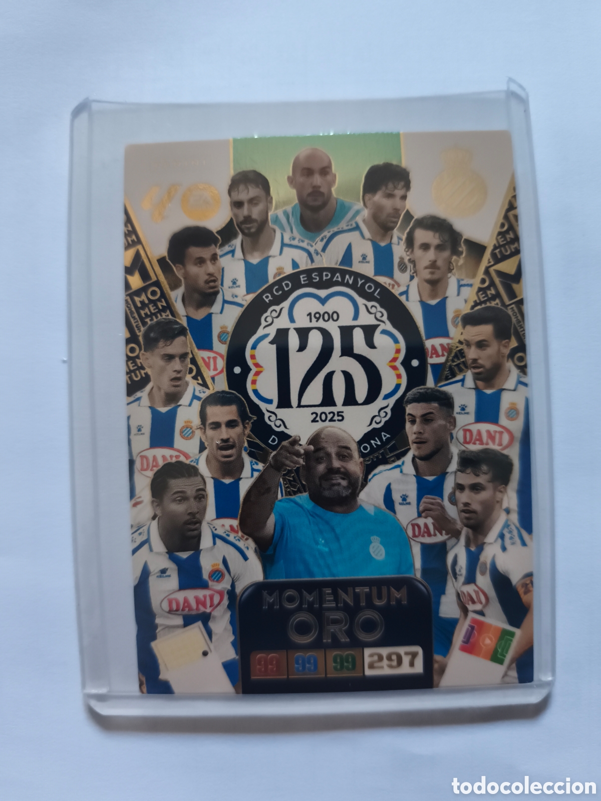 Cromos de F&uacute;tbol: FIFA365 206 MOMENTUM ORO 125 ANIVERSARIO RCD ESPANYOL