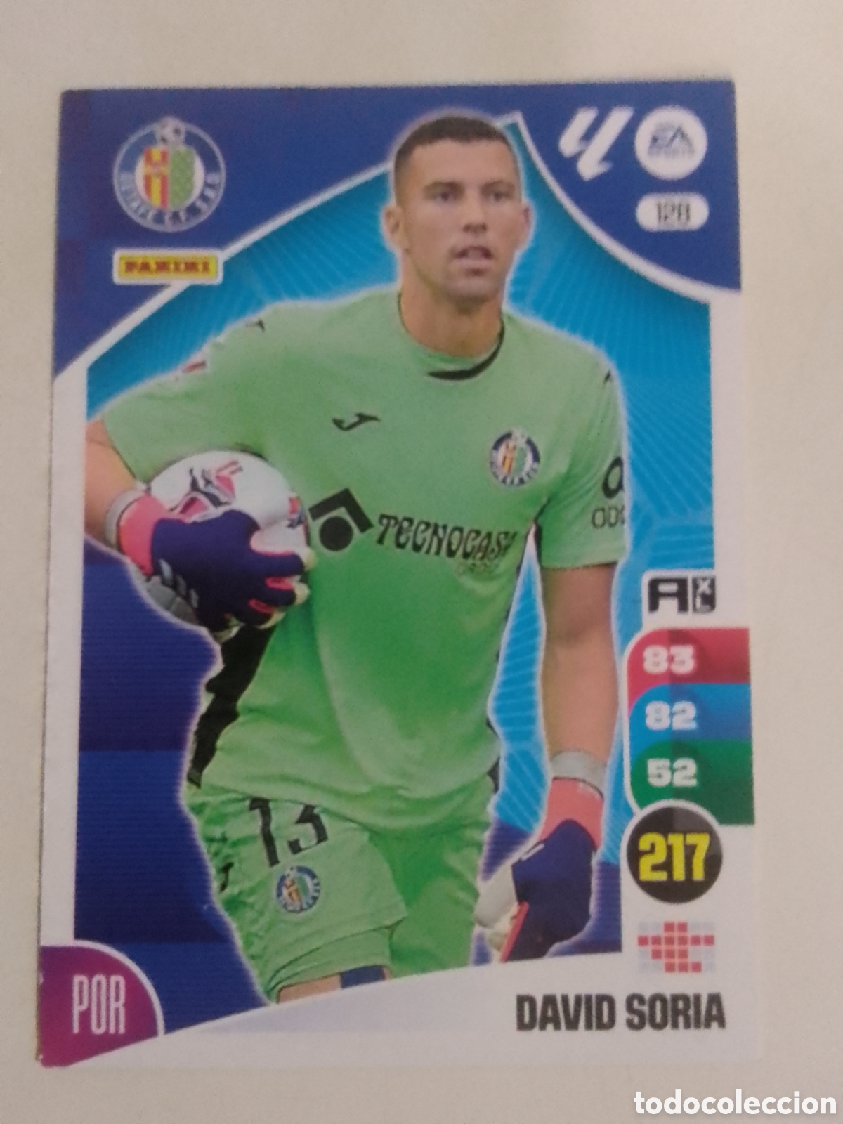 Football Stickers: Adrenalyn XL 2024-25 n&deg; 128 David Soria &bull; Getafe.