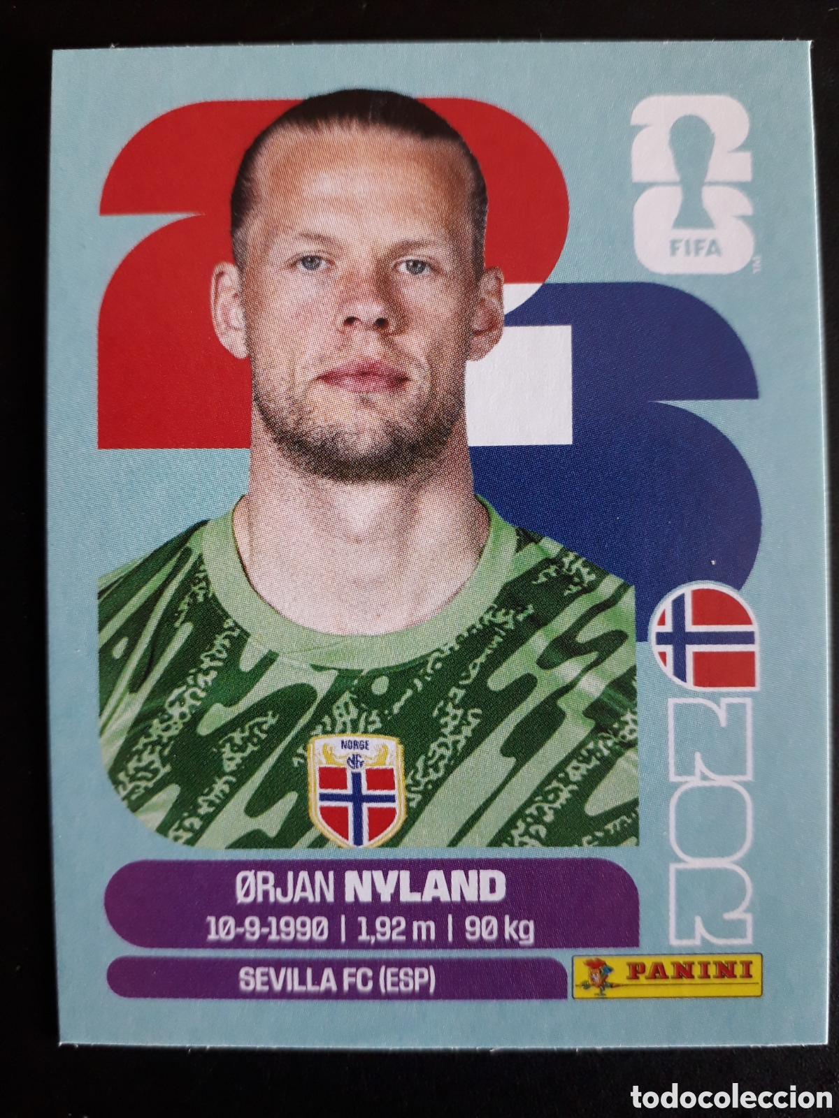 Football Stickers: NYLAND NORUEGA NOR 2 MUNDIAL F&Uacute;TBOL 2026 FIFA WORLD CUP PANINI SIN PEGAR PEDIDO M&Iacute;NIMO 3&euro;