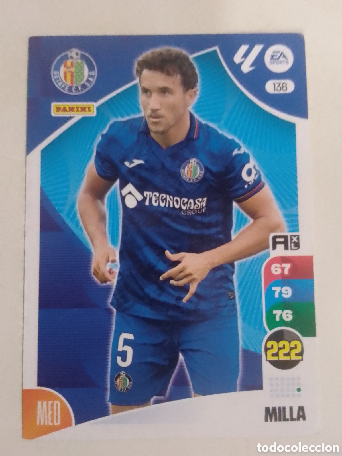 Football Stickers: Adrenalyn XL 2024-25 n&deg; 136 Milla &bull; Getafe.