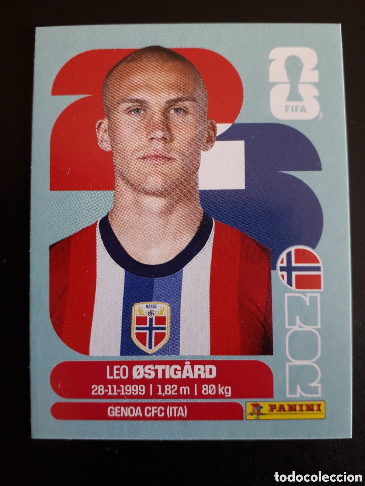 Football Stickers: &Oslash;STIG&Aring;RD NORUEGA NOR 4 MUNDIAL F&Uacute;TBOL 2026 FIFA WORLD CUP PANINI SIN PEGAR PEDIDO M&Iacute;NIMO 3&euro;