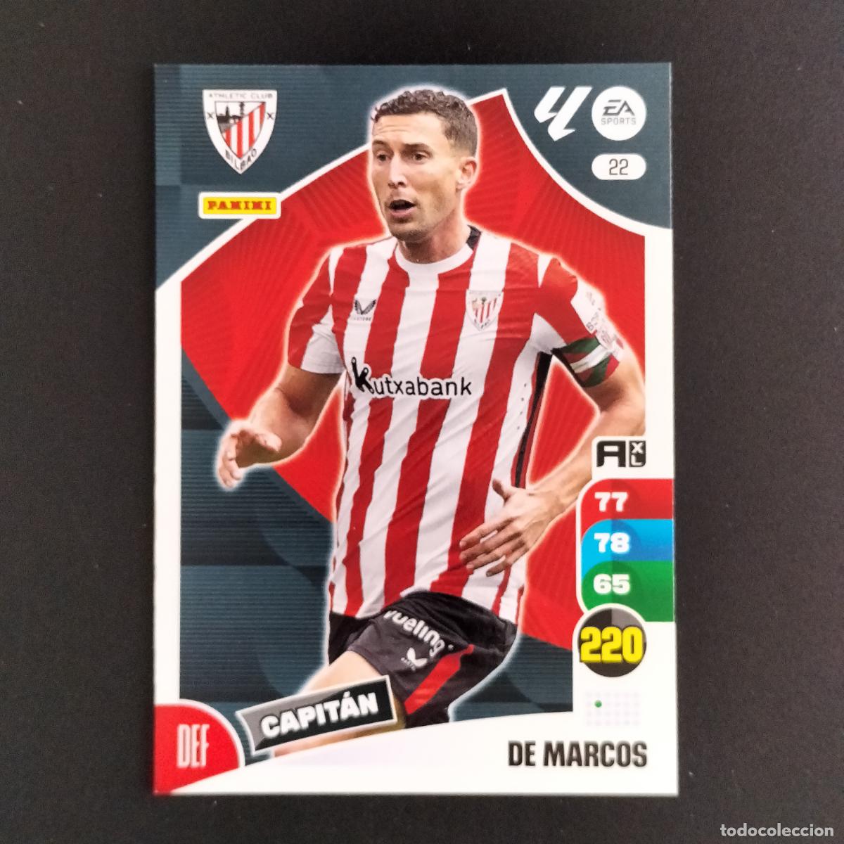 Football Stickers: 22 DE MARCOS ATHLETIC BILBAO CROMOS ADRENALYN XL LALIGA CARD 2024 2025 24 25 PANINI