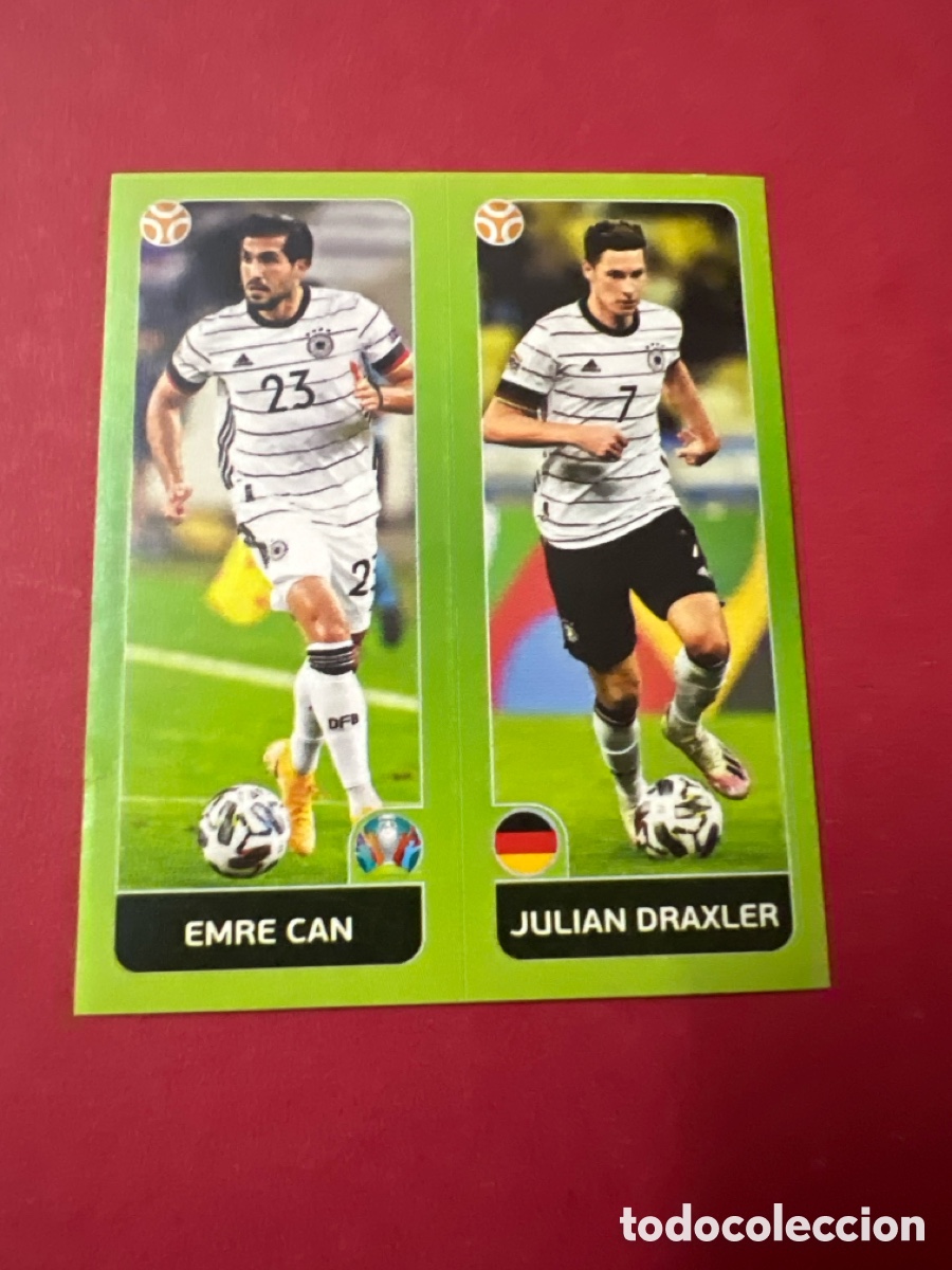 Football Stickers: UEFA EURO 2020 N&ordm; 600A 600B 600 A 600 B EMRE CAM / JULIAN DRAXLER ALEMANIA CROMO EUROCOPA PANINI