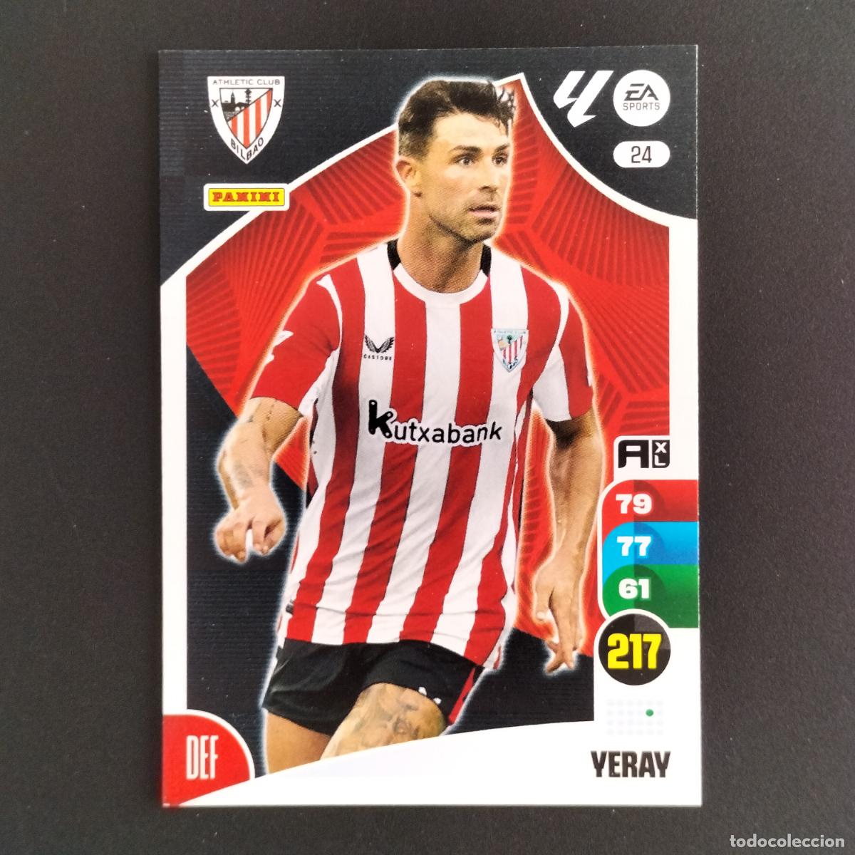 Football Stickers: 24 YERAY ATHLETIC BILBAO CROMOS ADRENALYN XL LALIGA CARD 2024 2025 24 25 PANINI