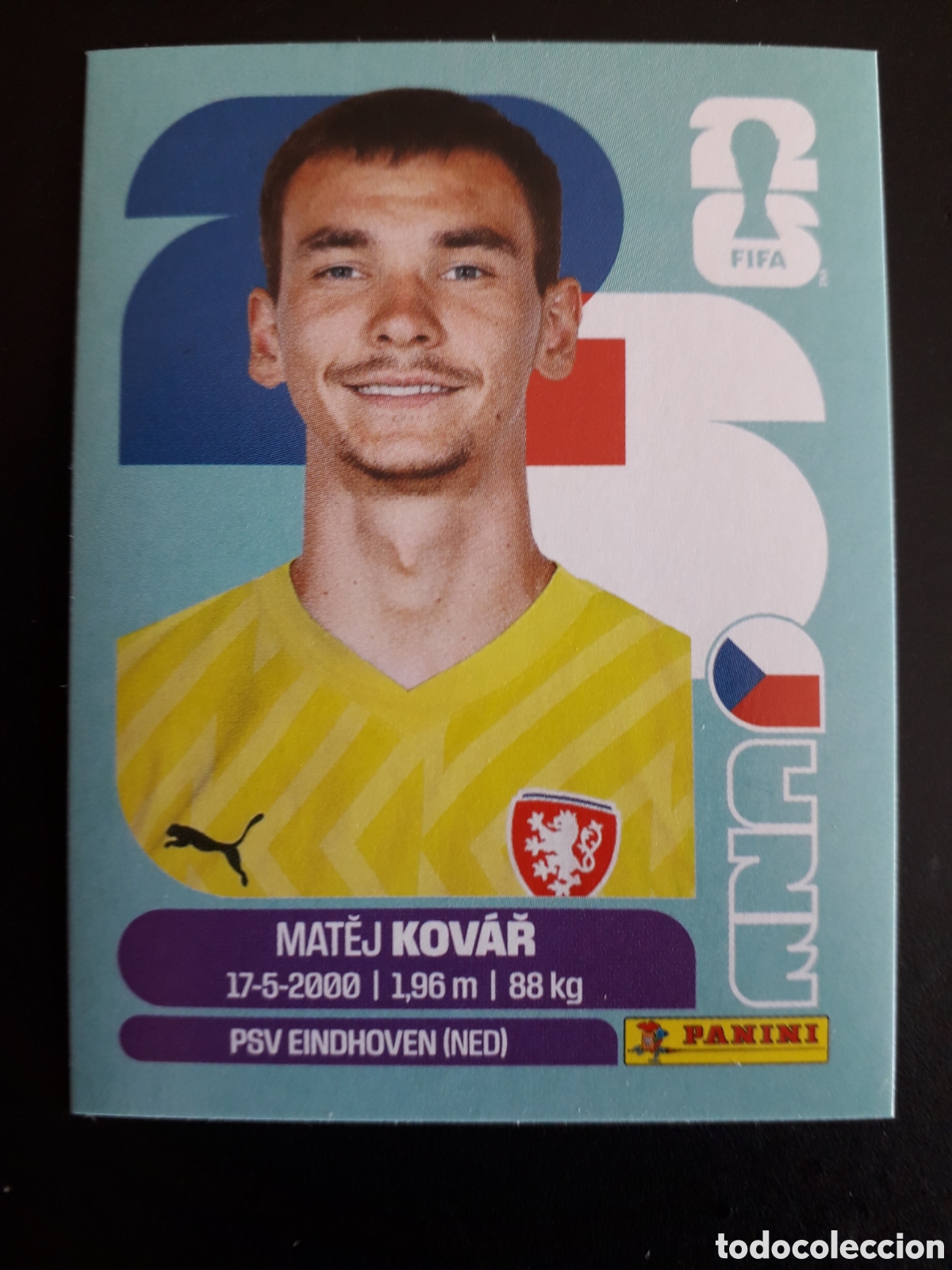 Cromos de F&uacute;tbol: KOV&Aacute;Ř REP CHECA/CHEQUIA CZE 2 MUNDIAL F&Uacute;TBOL 2026 FIFA WORLD CUP PANINI SIN PEGAR PEDIDO M&Iacute;NIMO 3&euro;.