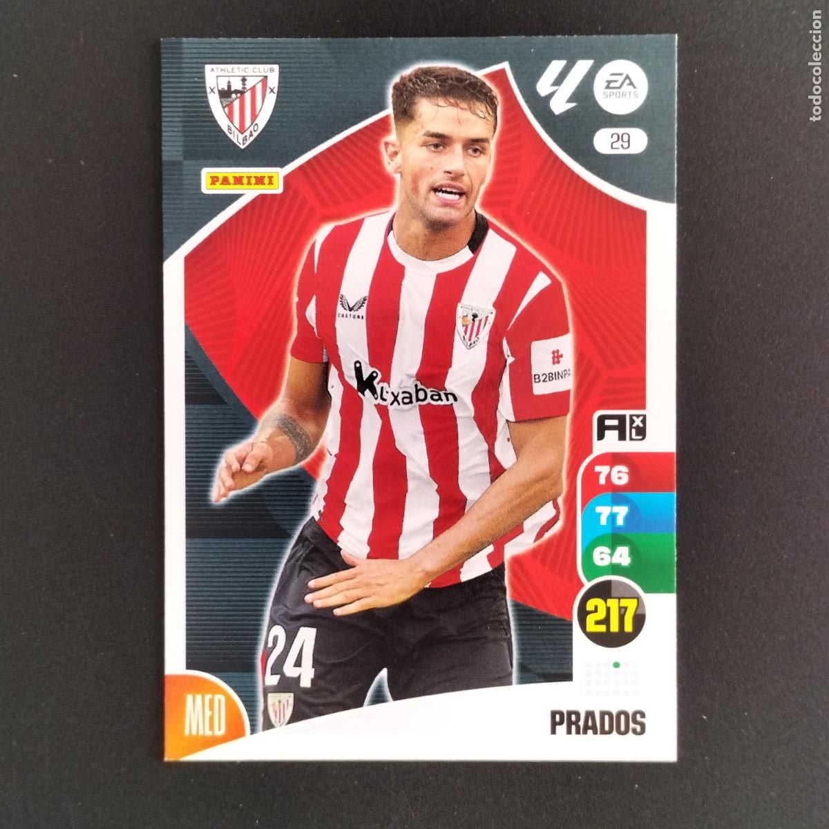 Cromos de F&uacute;tbol: 29 PRADOS ATHLETIC BILBAO VALENCIA CROMOS XL LALIGA CARD 2024 2025 24 25 PANINI