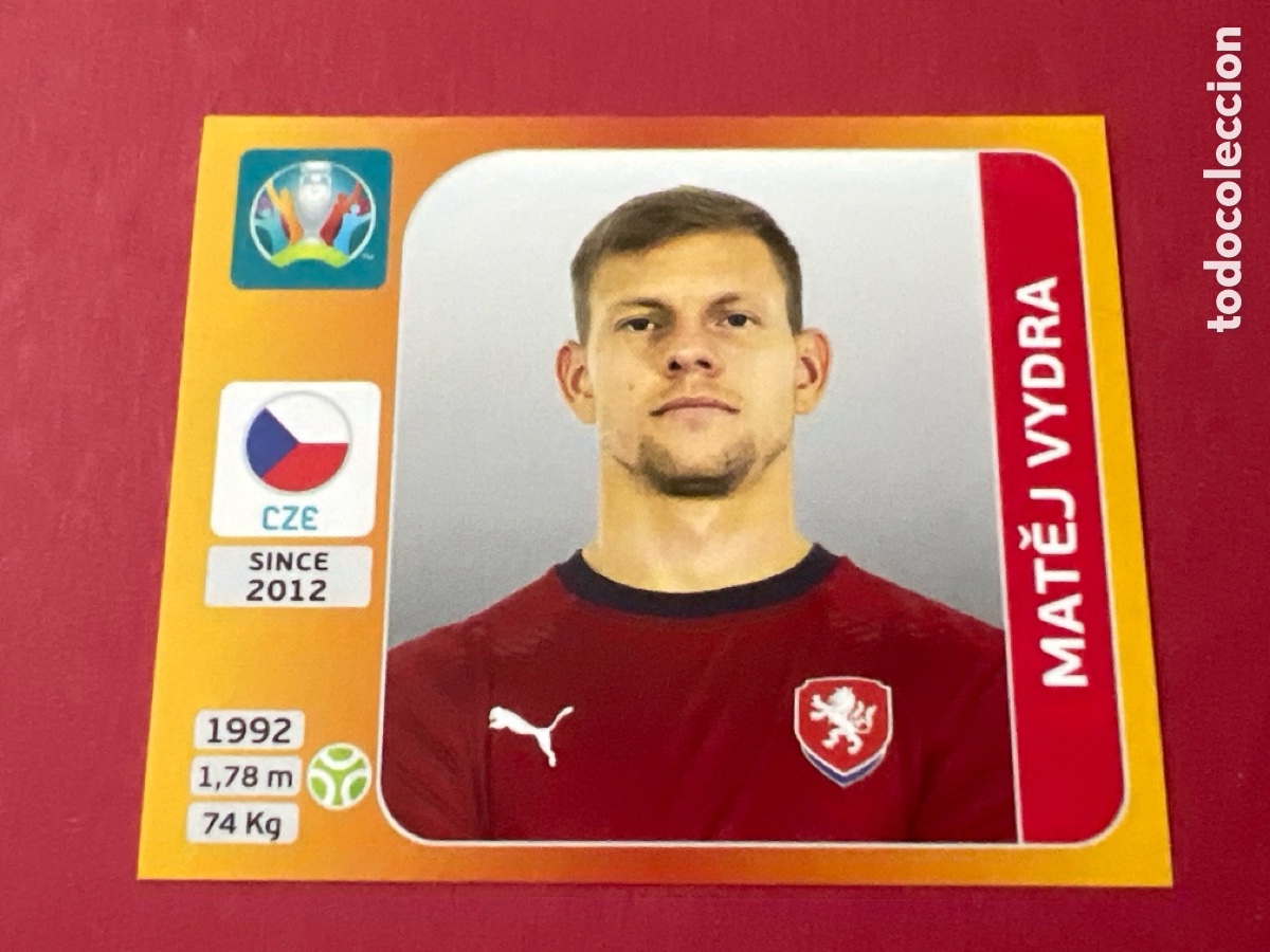 Cromos de F&uacute;tbol: E1592. EURO 2020 EUROCOPA 20 - PANINI - MATĒJ VYDRA N&ordm; 400 REPUBLICA CHECA