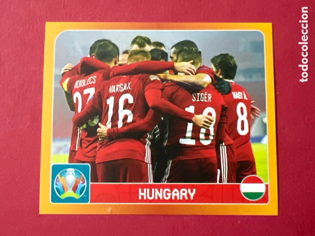 Cromos de F&uacute;tbol: E1593. UEFA EURO 2020 N&ordm; 569 ALINEACION - HUNGRIA - HUNGARY - EQUIPO - TOURNAMENT EDITION EUROCOPA