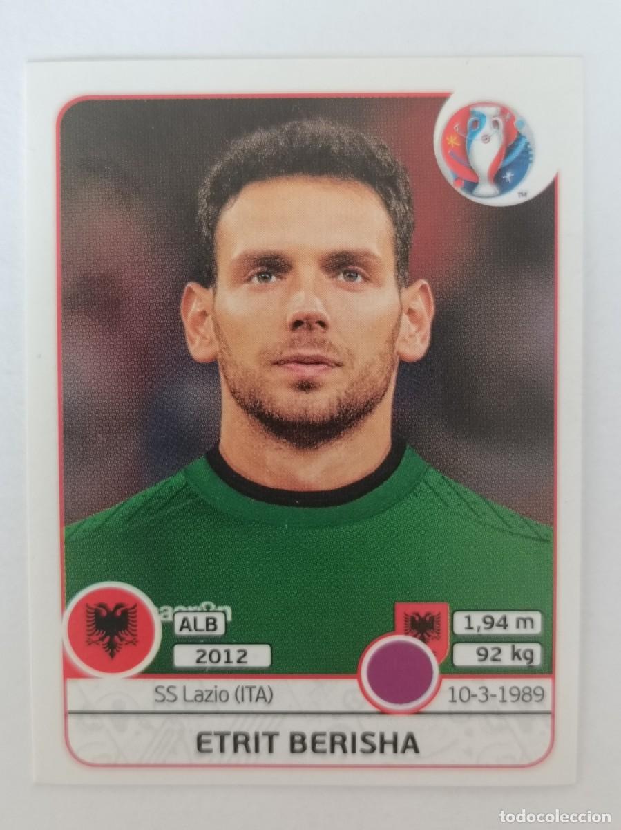 Football Stickers: #69 ETRIT BERISHA (ALBANIA) EURO FRANCIA 2016 PANINI