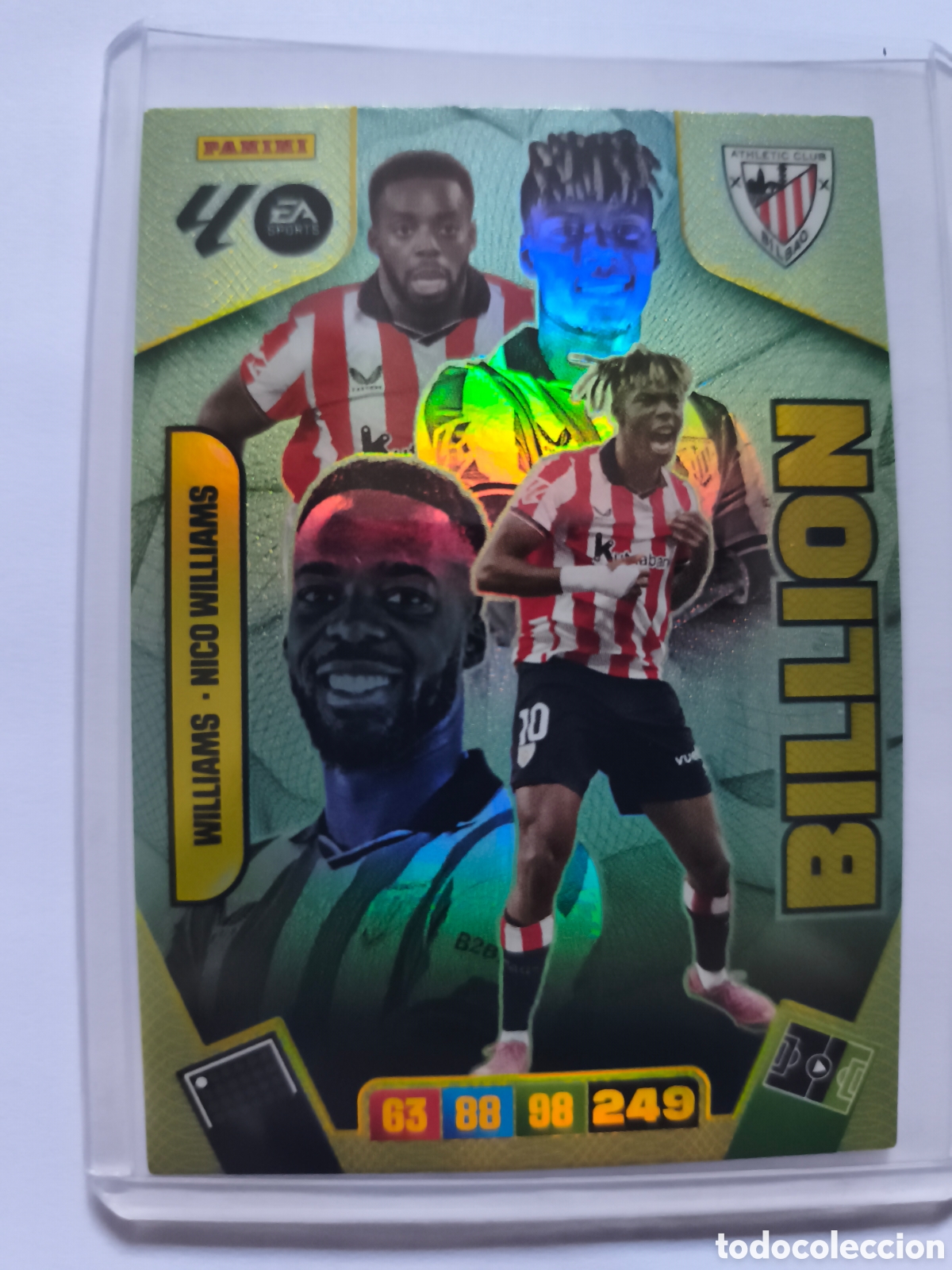 Cromos de F&uacute;tbol: ADRENALYN XL 25-26 BILLON WILLIAMS NICO WILLIAMS