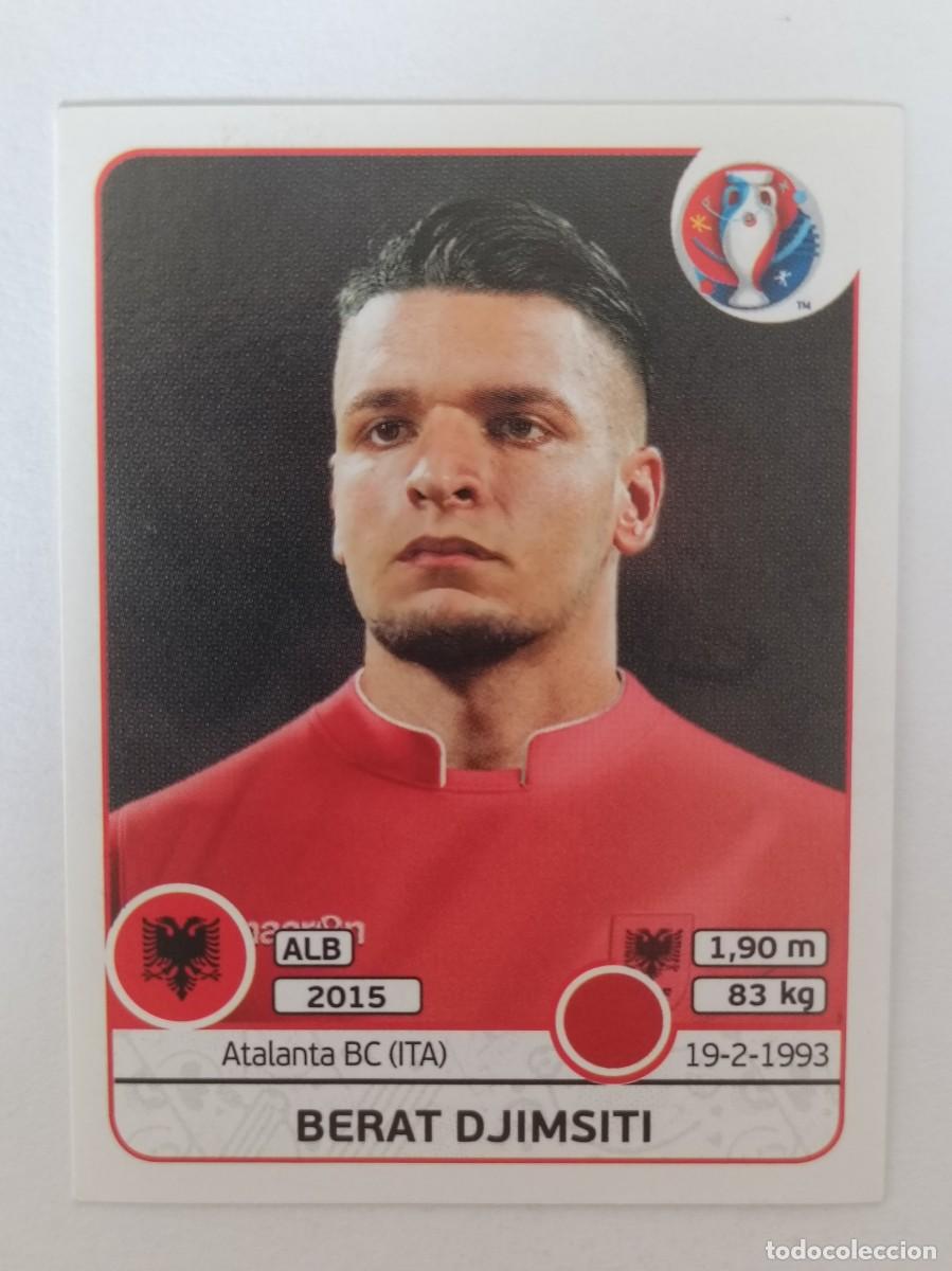Cromos de F&uacute;tbol: #70 BERAT DJIMSITI (ALBANIA) EURO FRANCIA 2016 PANINI