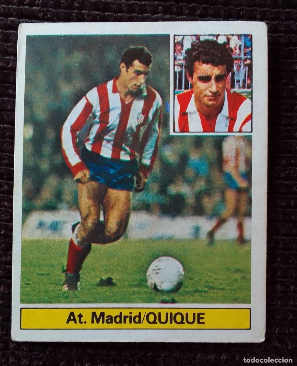 Cromos de F&uacute;tbol: CROMO CAMPEONATO DE LIGA 81-82. QUIQUE. AT.MADRID. EDICIONES ESTE.