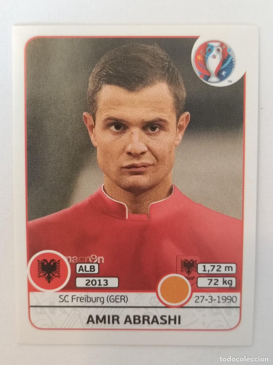 Cromos de F&uacute;tbol: #77 AMIR ABRASHI (ALBANIA) EURO FRANCIA 2016 PANINI