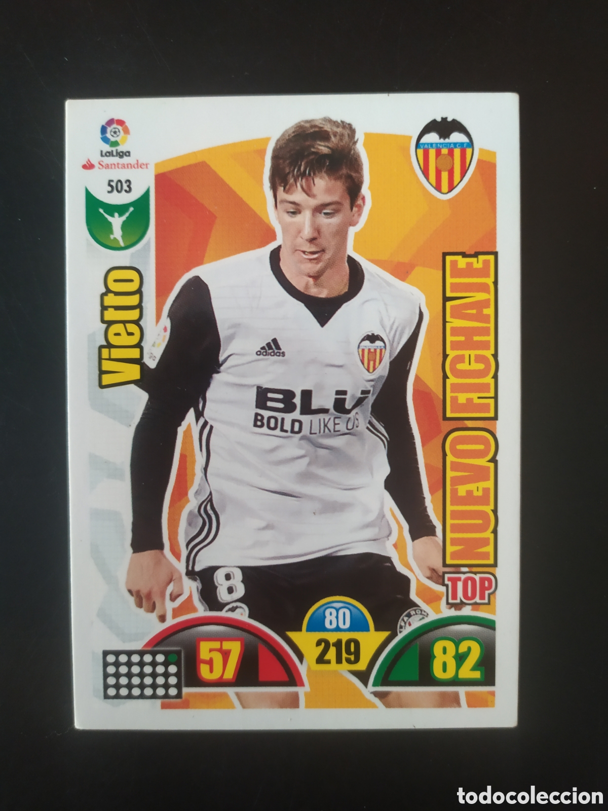Cromos de F&uacute;tbol: Adrenalyn 2017 2018 17 18 panini Vietto top nuevo fichaje n&deg; 503 Valencia