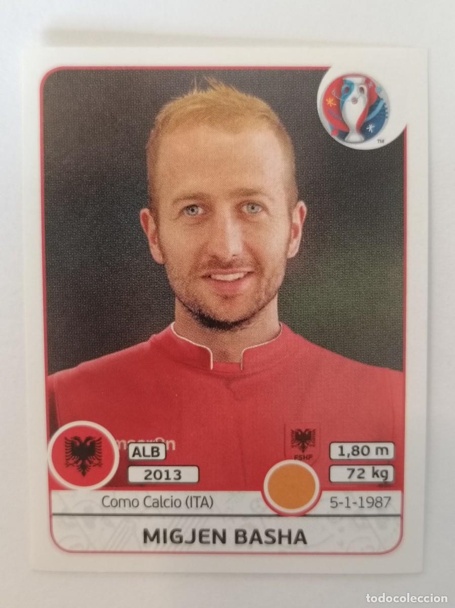 Cromos de F&uacute;tbol: #78 MIGJEN BASHA (ALBANIA) EURO FRANCIA 2016 PANINI
