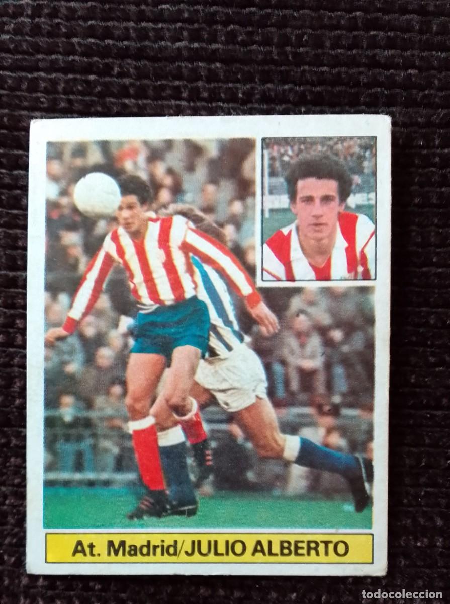 Cromos de F&uacute;tbol: CROMO CAMPEONATO DE LIGA 81-82. JULIO ALBERTO. AT.MADRID. EDICIONES ESTE.