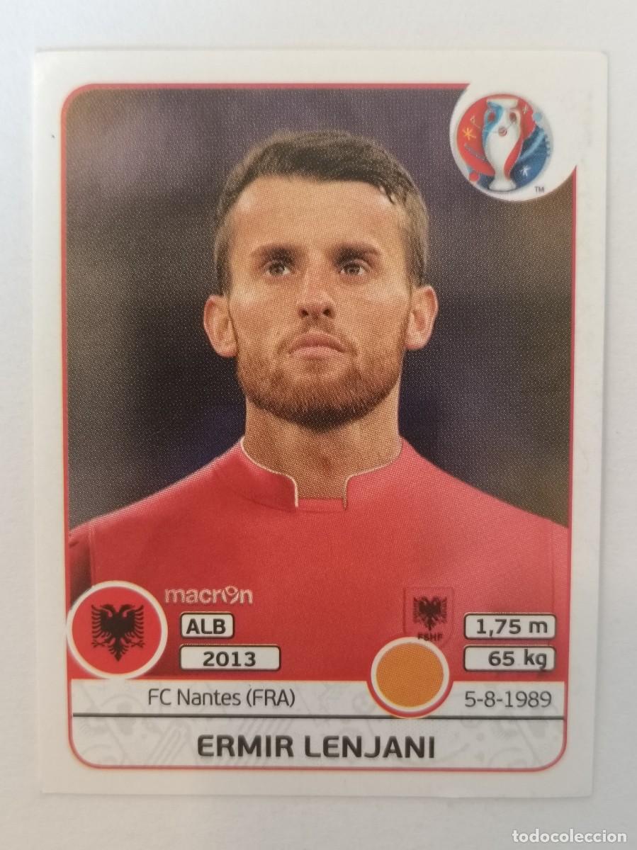 Cromos de F&uacute;tbol: #80 ERMIR LENJANI (ALBANIA) EURO FRANCIA 2016 PANINI