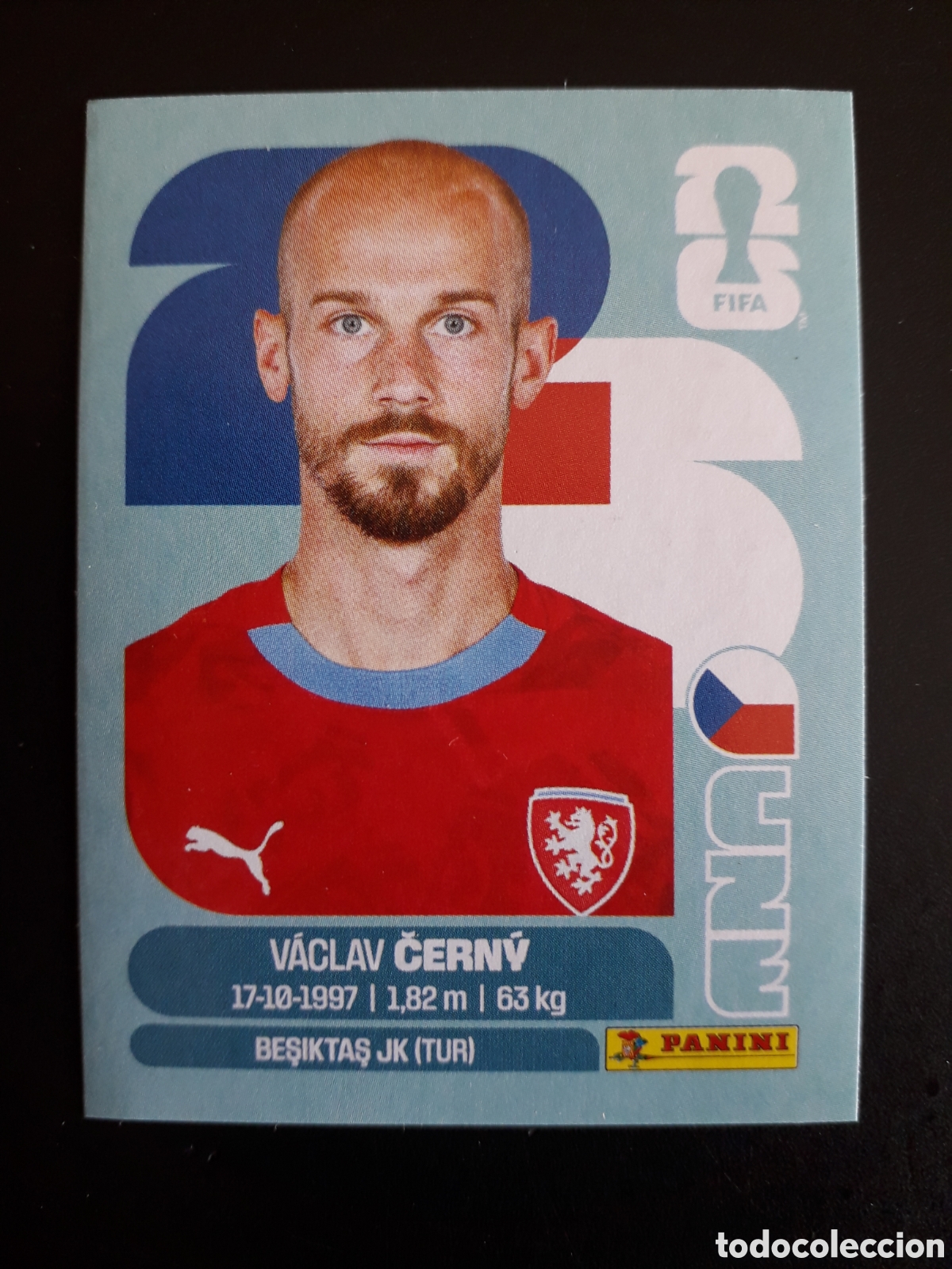 Cromos de F&uacute;tbol: ČERN&Yacute; REP CHECA/CHEQUIA CZE 18 MUNDIAL F&Uacute;TBOL 2026 FIFA WORLD CUP PANINI SIN PEGAR PEDIDO M&Iacute;NIMO 3&euro;.