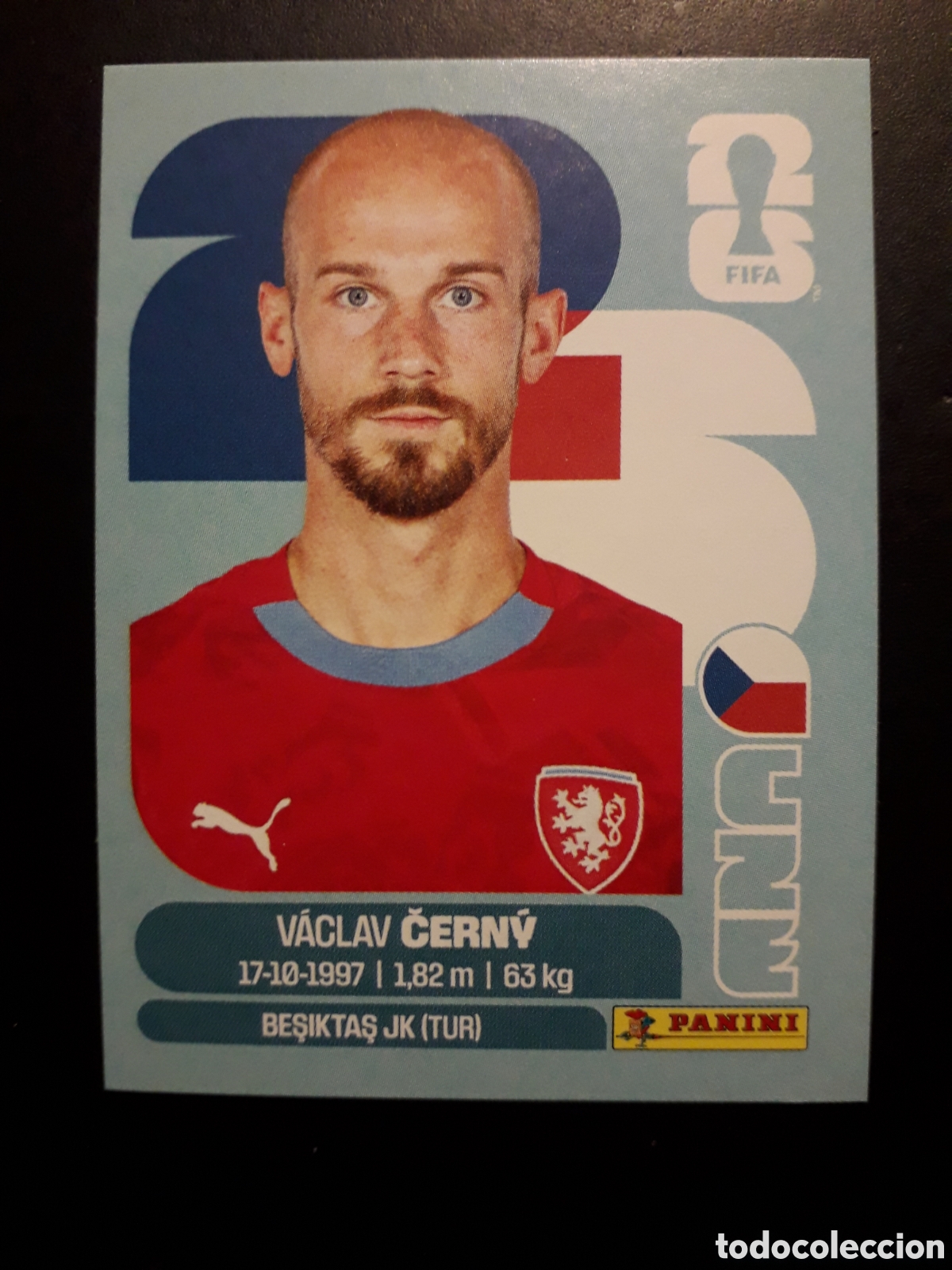 Cromos de F&uacute;tbol: ČERN&Yacute; REP CHECA/CHEQUIA CZE 18 MUNDIAL F&Uacute;TBOL 2026 FIFA WORLD CUP PANINI SIN PEGAR PEDIDO M&Iacute;NIMO 3&euro;.
