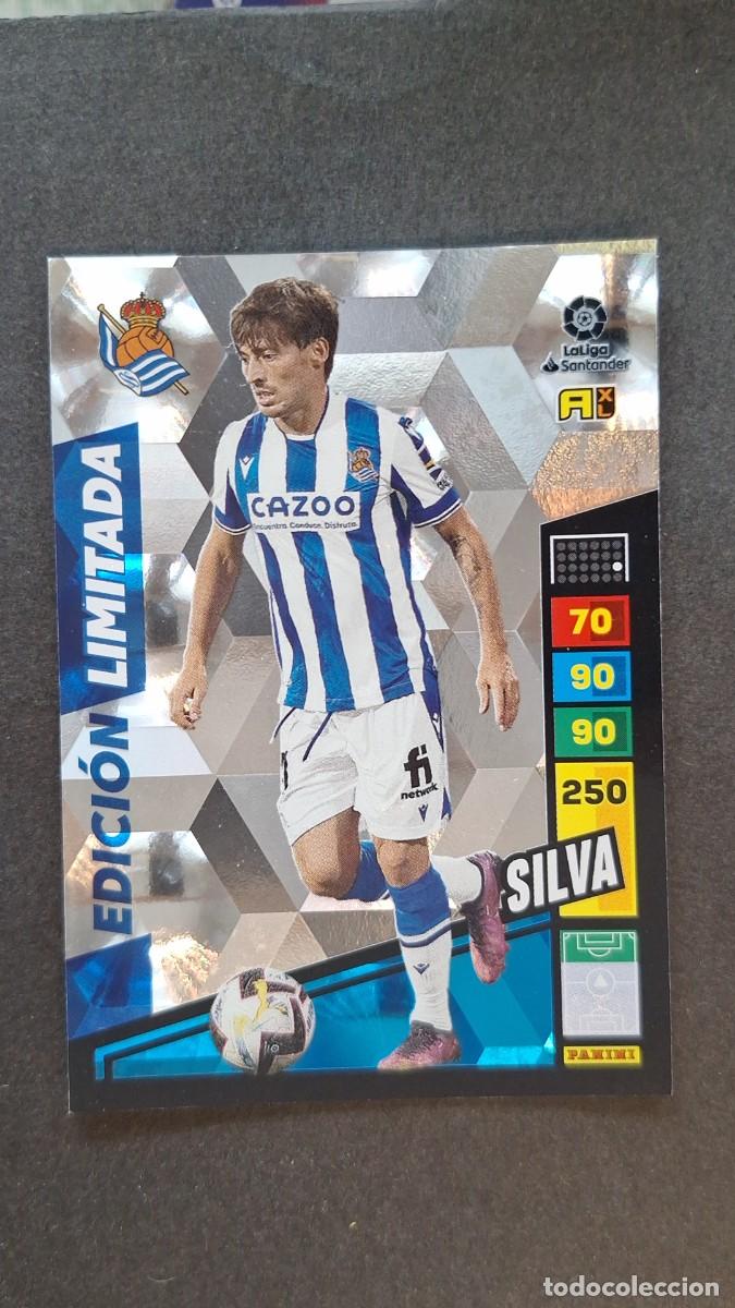 Cromos de F&uacute;tbol: L1 SILVA REAL SOCIEDAD EDICION LIMITADA ADRENALYN XL LIGA 2022/2023 22 23 PANINI