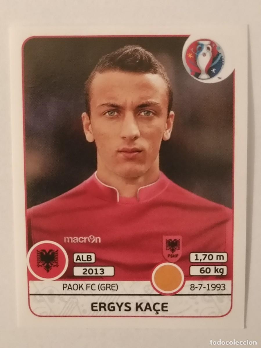 Cromos de Futebol: #83 ERGYS KA&Ccedil;E (ALBANIA) EURO FRANCIA 2016 PANINI