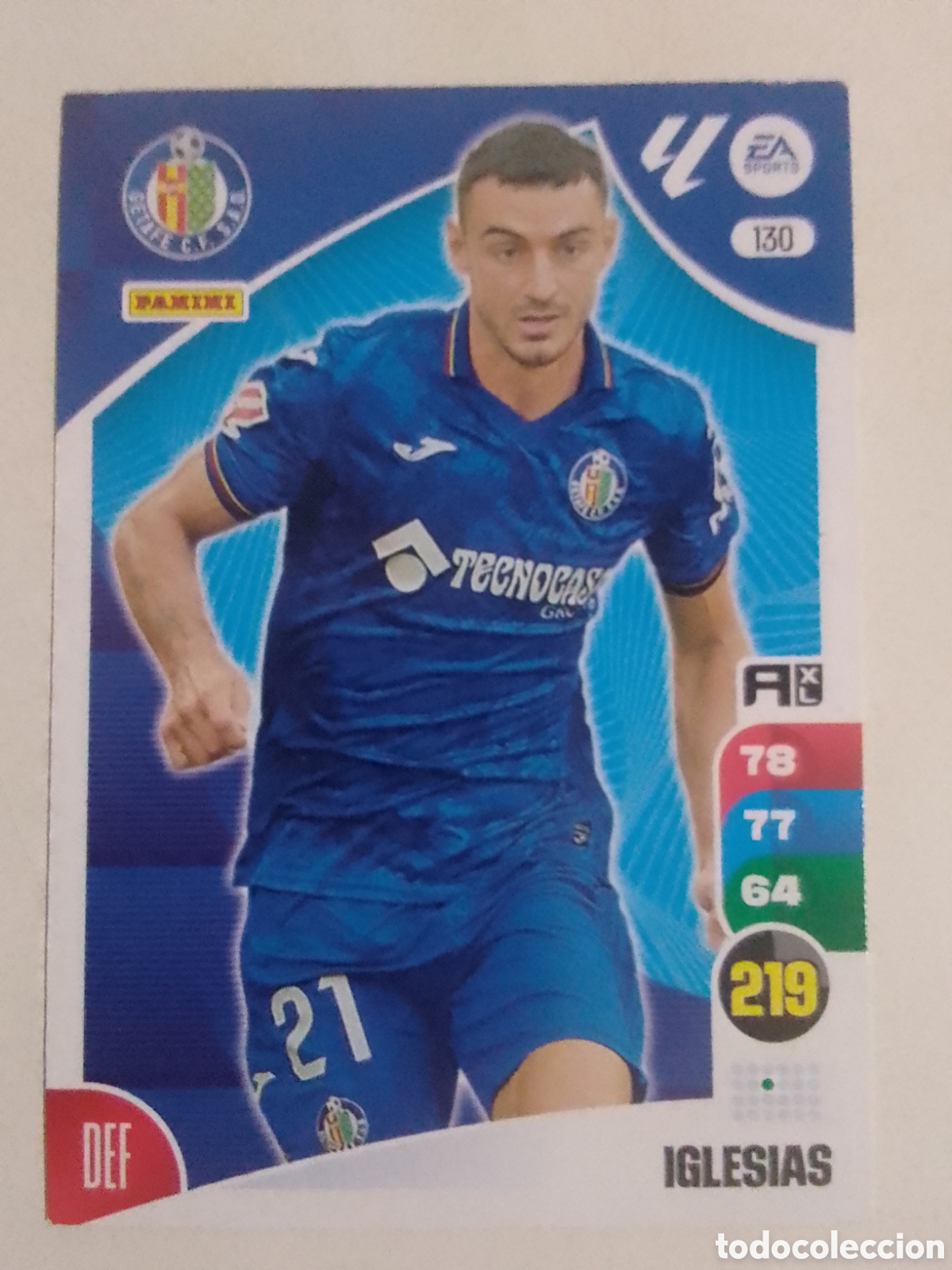 Fu&szlig;ball-Sticker: Adrenalyn XL 2024-25 n&deg; 130 Iglesias &bull; Getafe.