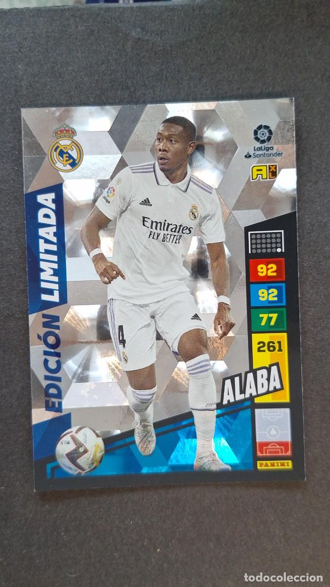 Fu&szlig;ball-Sticker: L1 ALABA REAL MADRID EDICION LIMITADA ADRENALYN XL LIGA 2022/2023 22 23 PANINI
