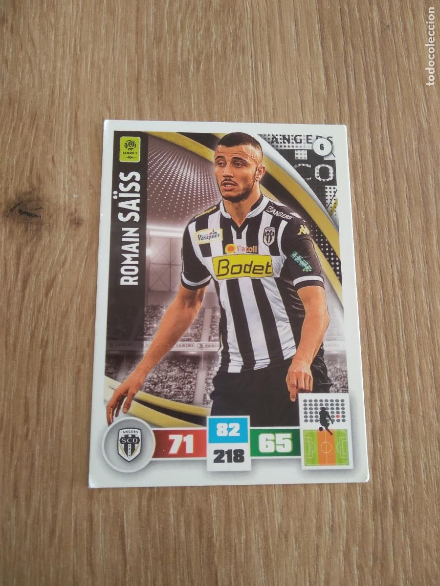 Cartes &agrave; collectionner de Football: 6 ROMAIN SAISS ANGERS CROMO FUTBOL PANINI LIGA FRANCIA 2016-2017 FOOT LIGUE 1 ADRENALYN 16-17
