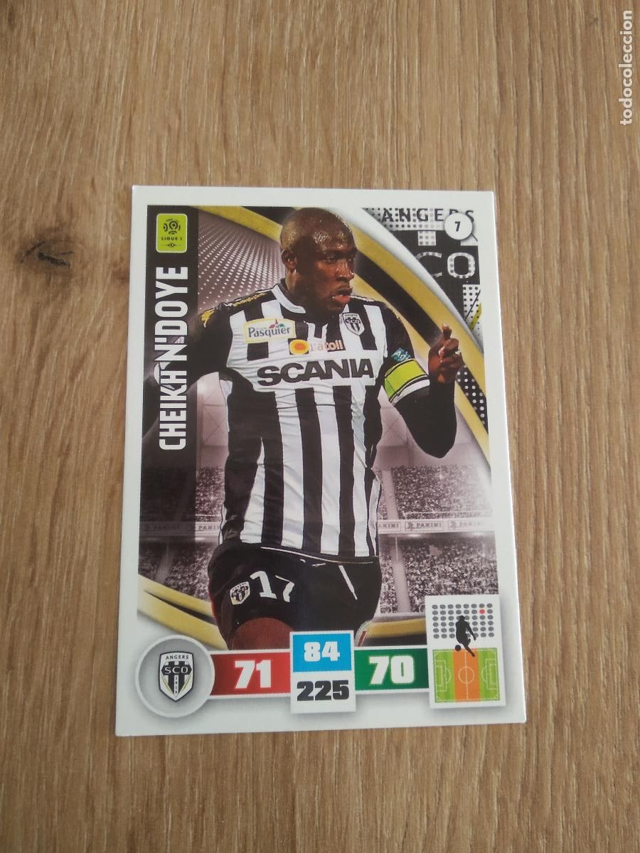 Cromos de F&uacute;tbol: 7 CHEIKH N'DOYE ANGERS CROMO FUTBOL PANINI LIGA FRANCIA 2016-2017 FOOT LIGUE 1 ADRENALYN 16-17