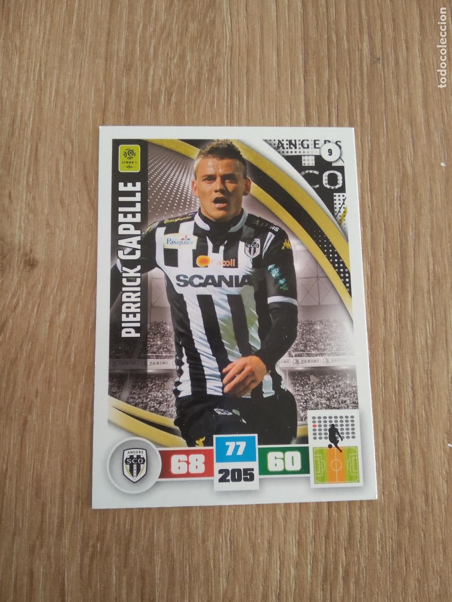 Cromos de F&uacute;tbol: 9 PIERRICK CAPELLE ANGERS CROMO FUTBOL PANINI LIGA FRANCIA 2016-2017 FOOT LIGUE 1 ADRENALYN 16-17