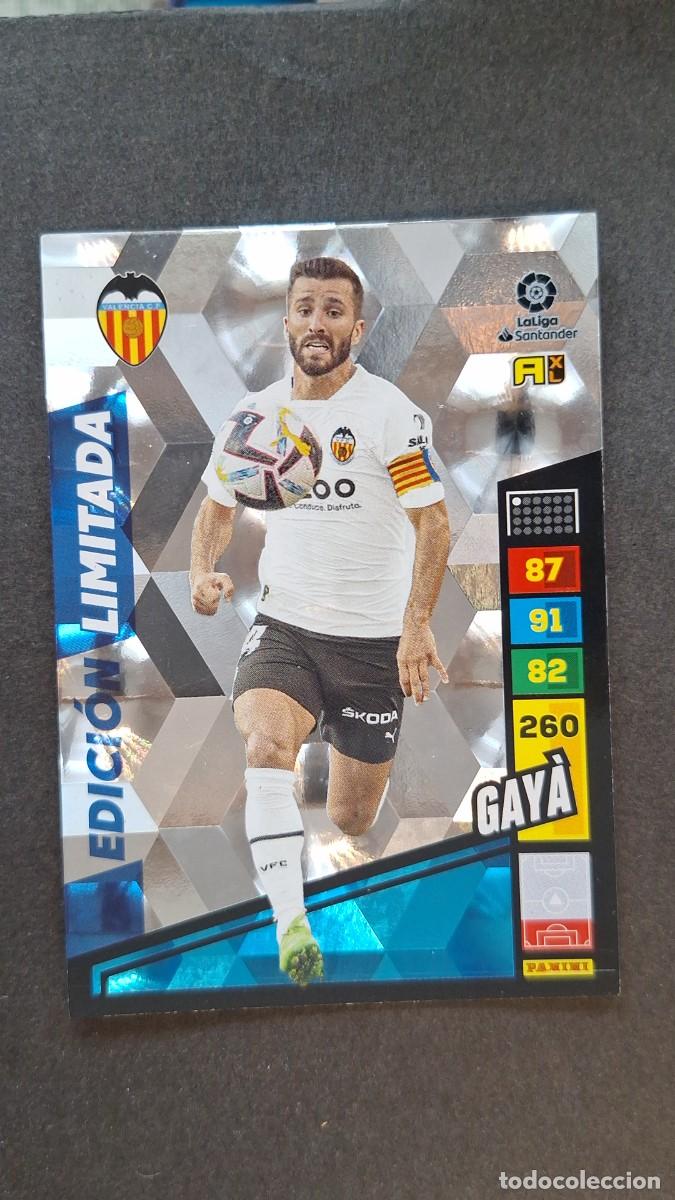 Cromos de F&uacute;tbol: L1 GAYA VALENCIA C. F. EDICION LIMITADA ADRENALYN XL LIGA 2022/2023 22 23 PANINI